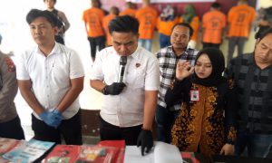 Delapan Kacung Narkoba Ditangkap Polres Trenggalek