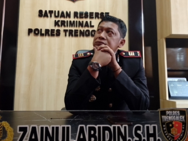 Kasatreskrim Polres Trenggalek Zainal Abidin