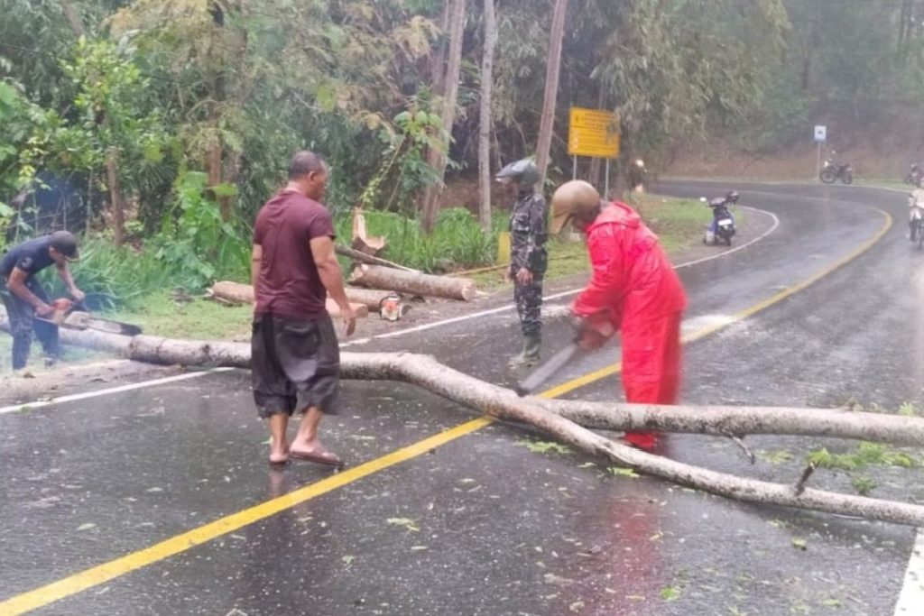 Diterpa Hujan Lebat Kecamatan Panggul Dilanda Banjir dan Longsor