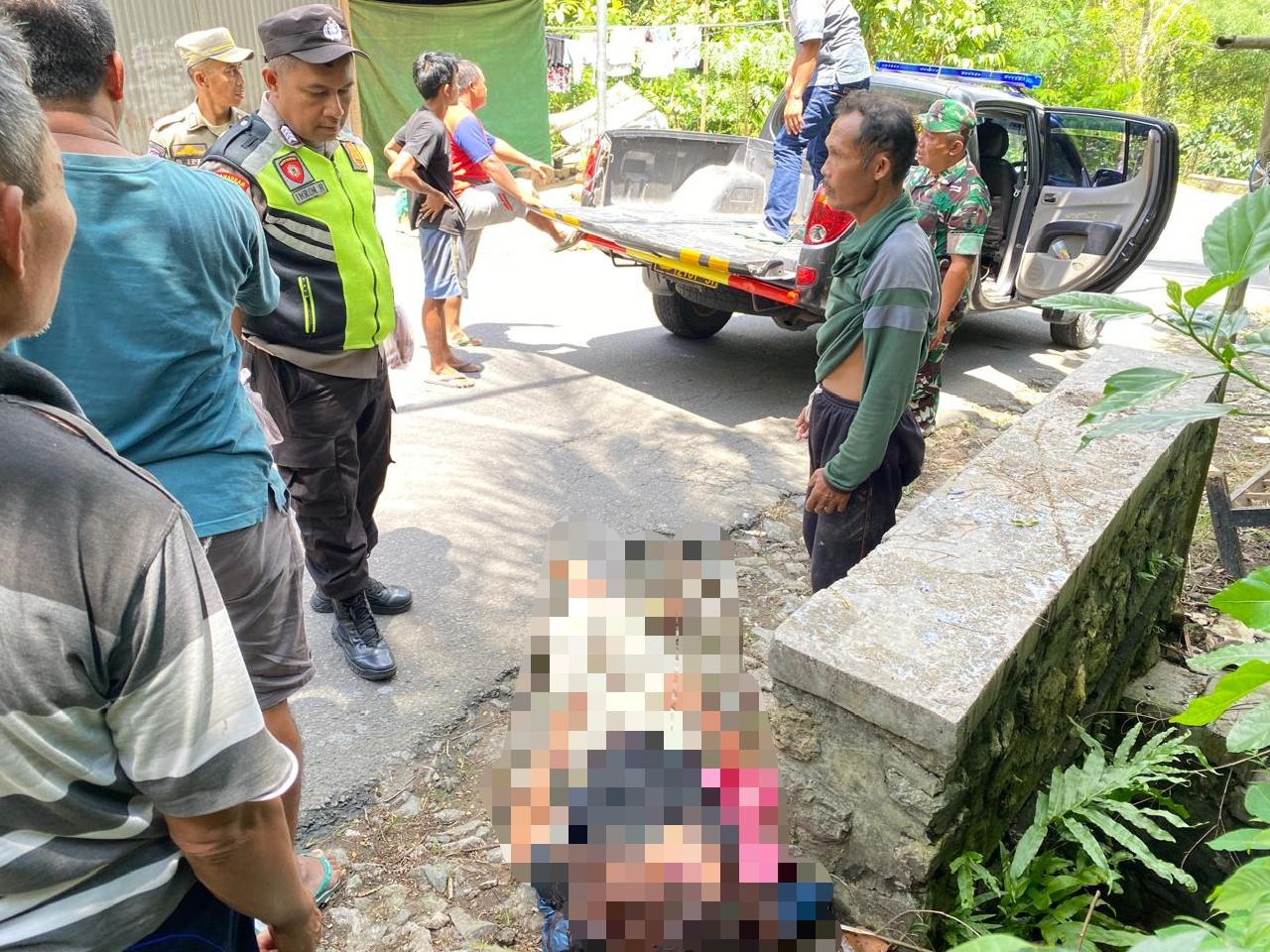 Dua Pelajar Alami Kecelakaan Tunggal Usai Terjadi Rem Blong