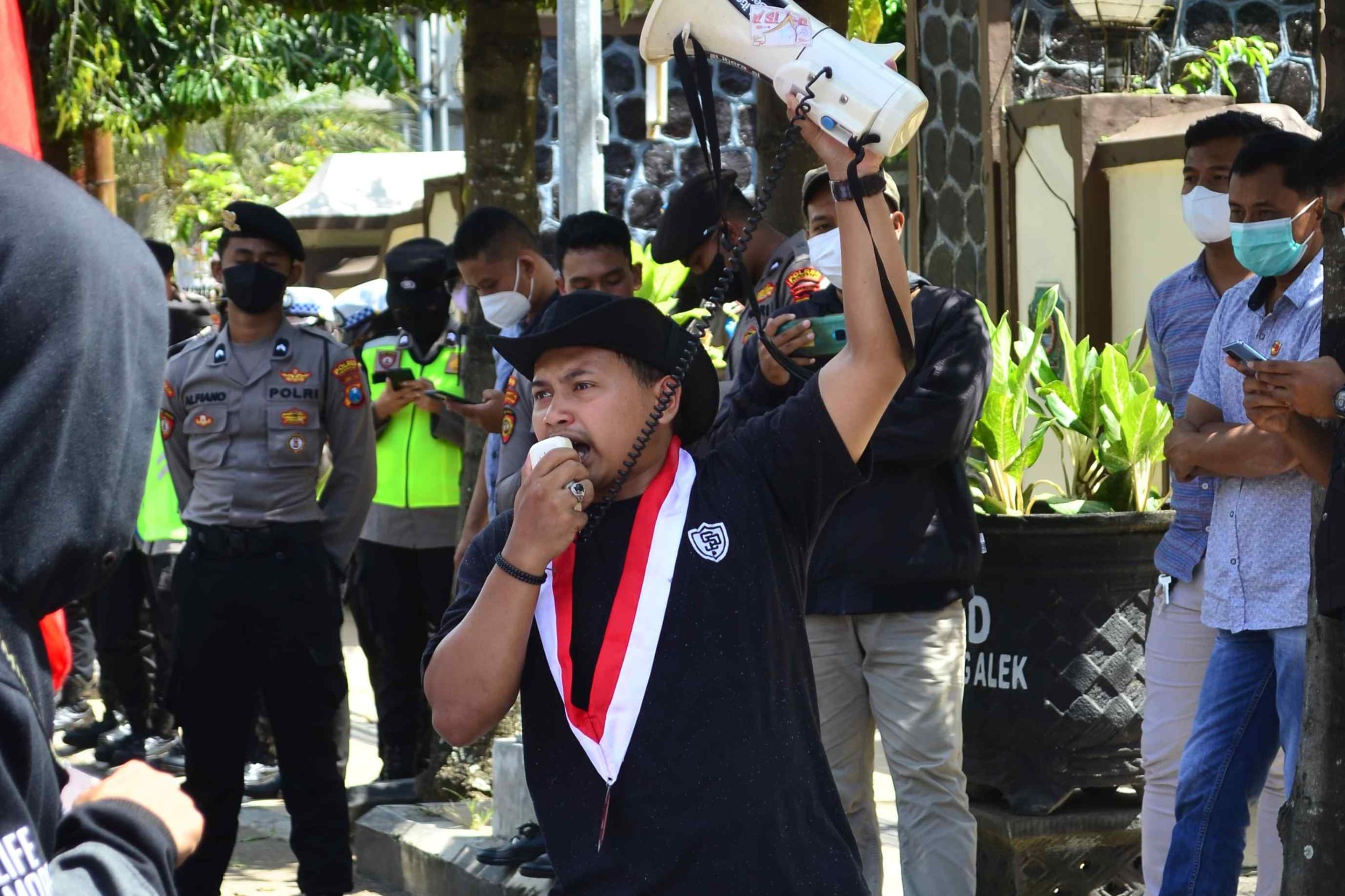 GMNI Trenggalek Desak Penanganan Dampak Proyek Bendungan Bagong