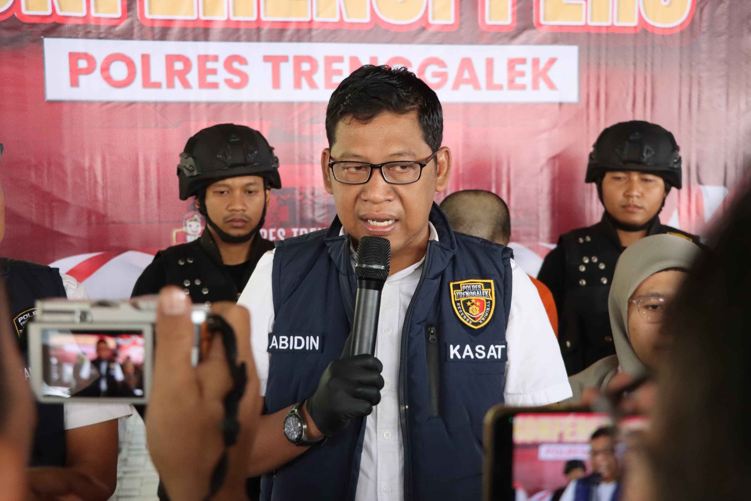 Kasatreskri Polres Trenggalek AKP Zainal Abidin