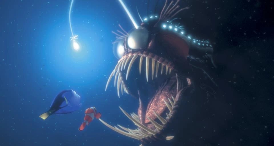 Ikan Anglerfish di FIlm