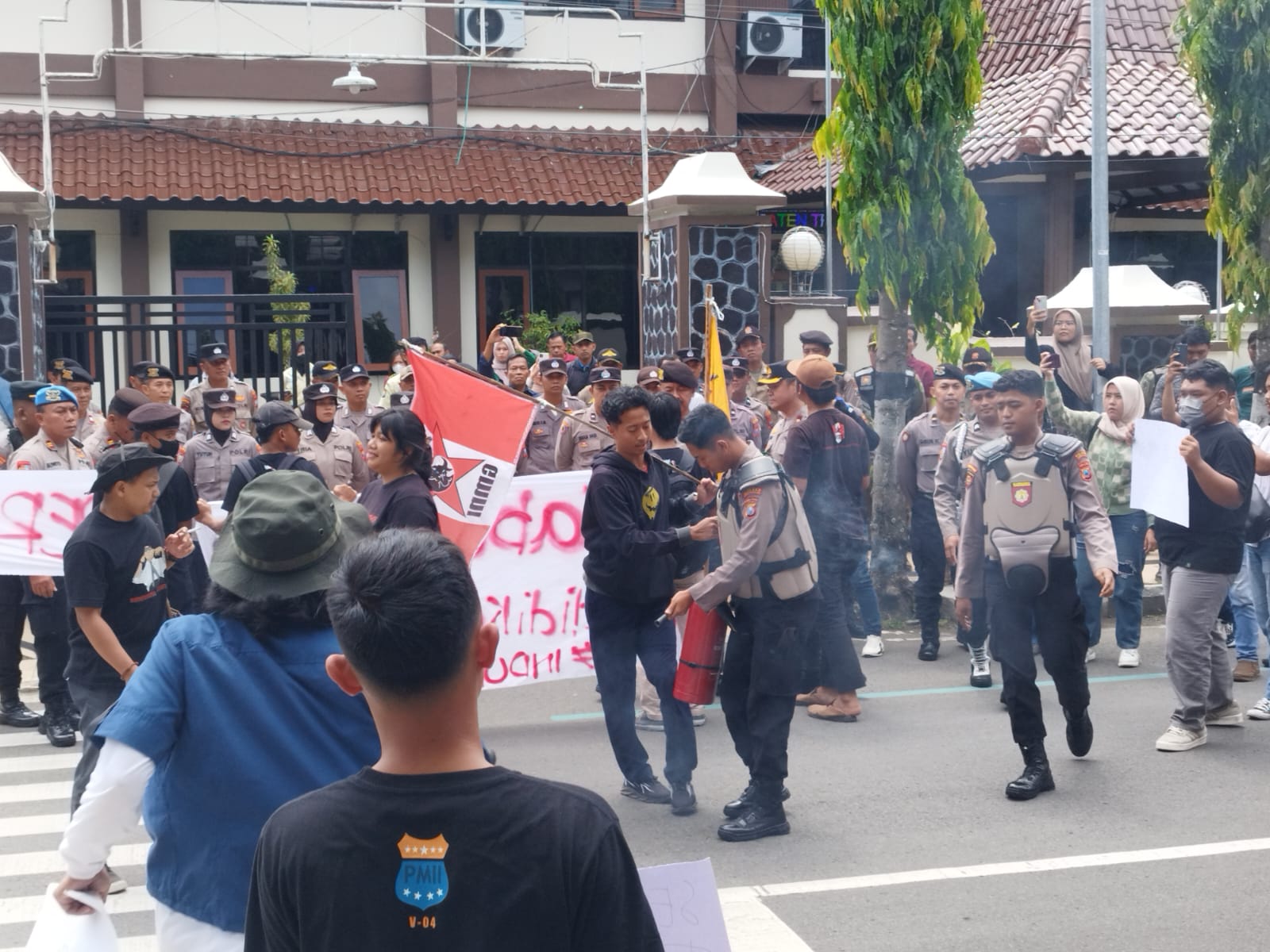Titik Pengamanan Unjuk Rasa