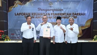 Bupati Trenggalek Serahkan LKPD 2024 ke BPK Provinsi Jatim