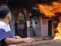Rumah Warga Munjungan Kebakaran Akibat Simpan BBM di Dapur