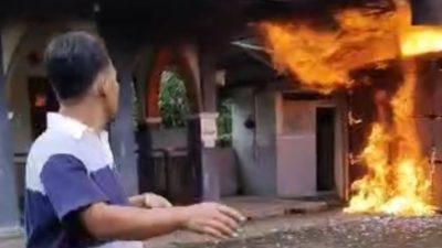 Rumah Warga Munjungan Kebakaran Akibat Simpan BBM di Dapur