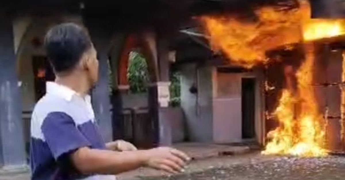 Rumah Warga Munjungan Kebakaran Akibat Simpan BBM di Dapur