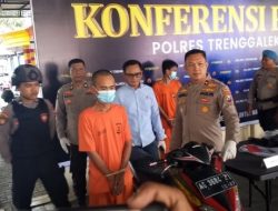Polres Trenggalek Ringkus Pelaku Pencurian Motor di Salamrejo, Warga Makassar Jadi Tersangka
