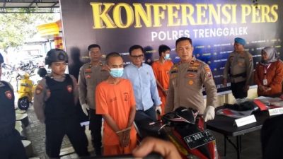 Polres Trenggalek Ringkus Pelaku Pencurian Motor di Salamrejo