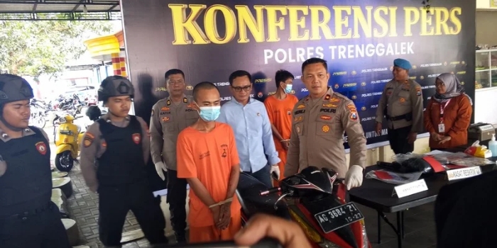 Polres Trenggalek Ringkus Pelaku Pencurian Motor di Salamrejo