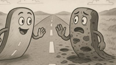 Jalan Baru Lubang Lama Jadi Komedi Infrastruktur Konoha