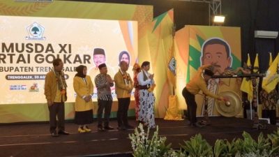 Musda IX Aklamasi, Arik Sri Wahyuni Kembali Pimpin Golkar Trenggalek
