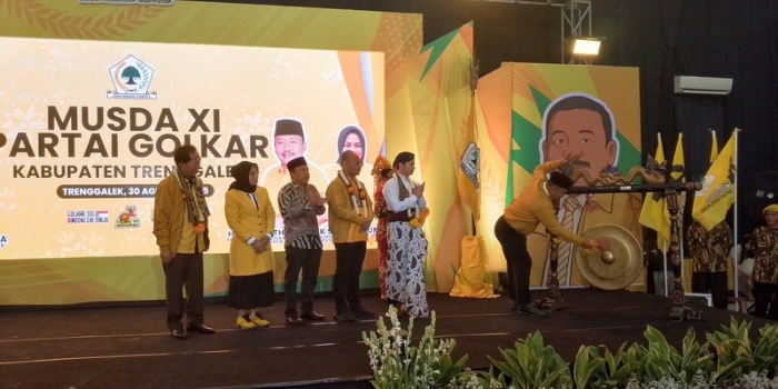 Musda IX Aklamasi, Arik Sri Wahyuni Kembali Pimpin Golkar Trenggalek