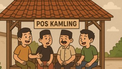Cerita Wayang di Pos Kamling Jadi Hiburan Gratis Kala Malam
