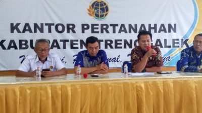 BPN Trenggalek Fokus Progres Pembebasan Lahan Bendungan Bagong
