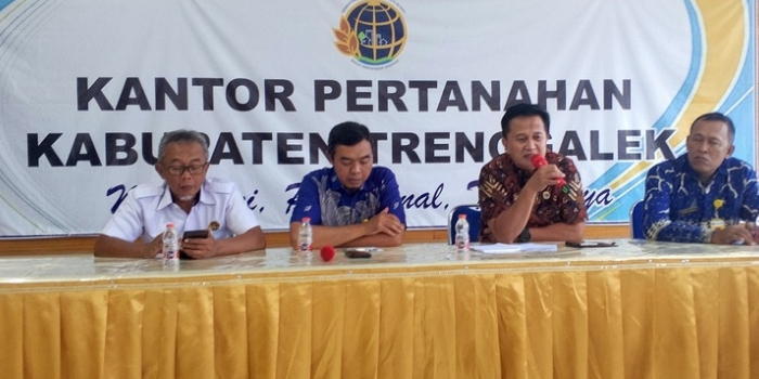 BPN Trenggalek Fokus Progres Pembebasan Lahan Bendungan Bagong