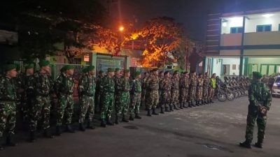 Banser dan Kodim 0807 Bersinergi Jaga Kamtibmas