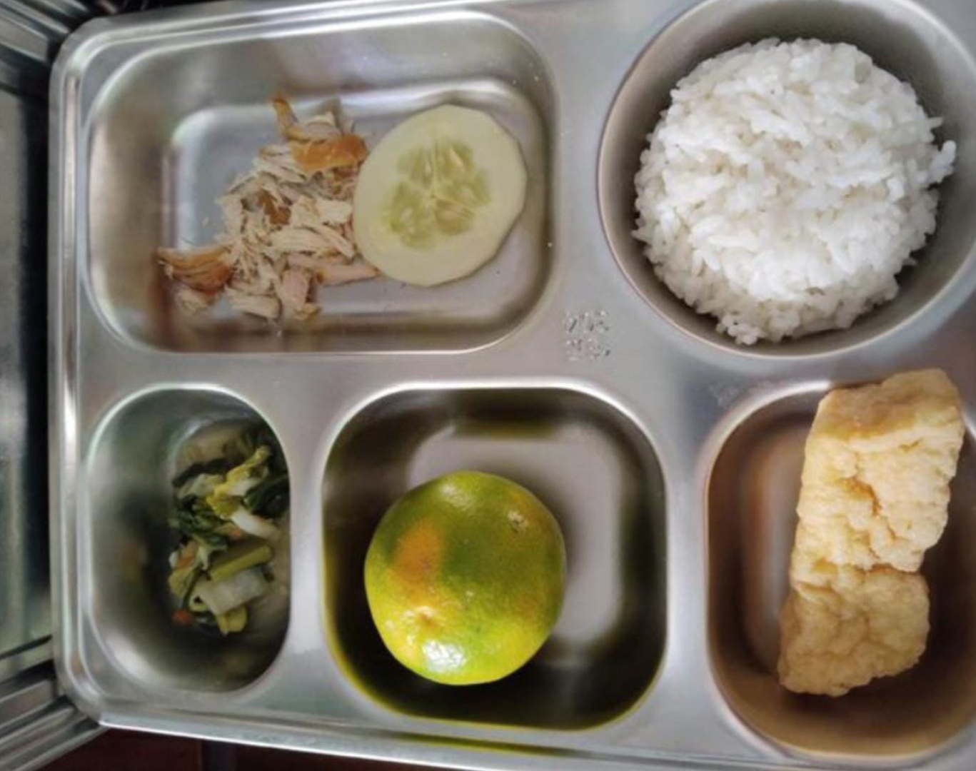 Potret menu MBG pada salah satu kecamatan di Trenggalek